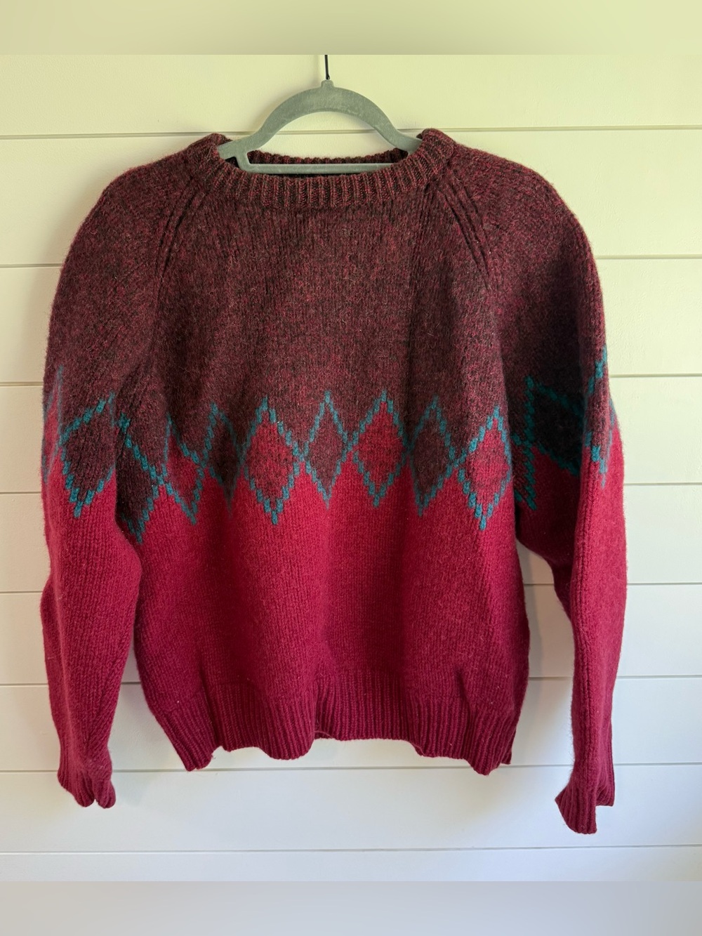 Vintage Gap 100%wool crewneck sweater XL